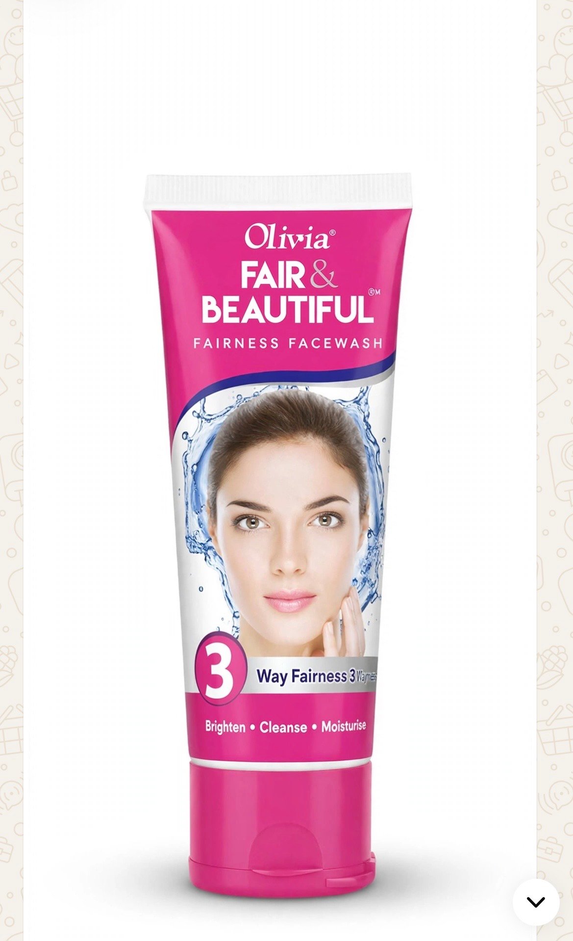 Olivia fair and beautiful face wash