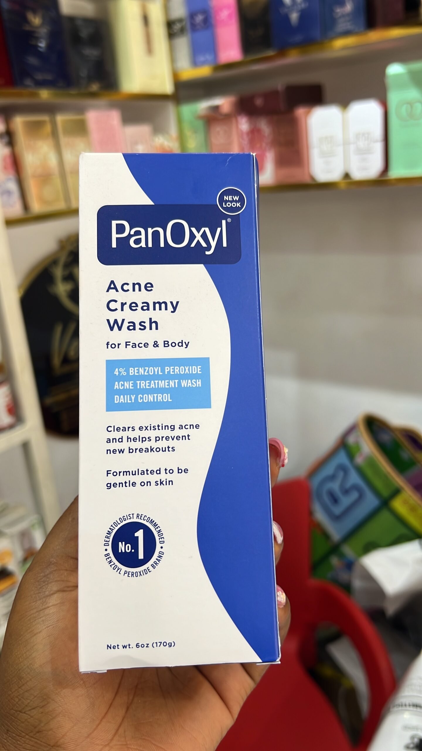 Panoxy 4% acne foaming wash
