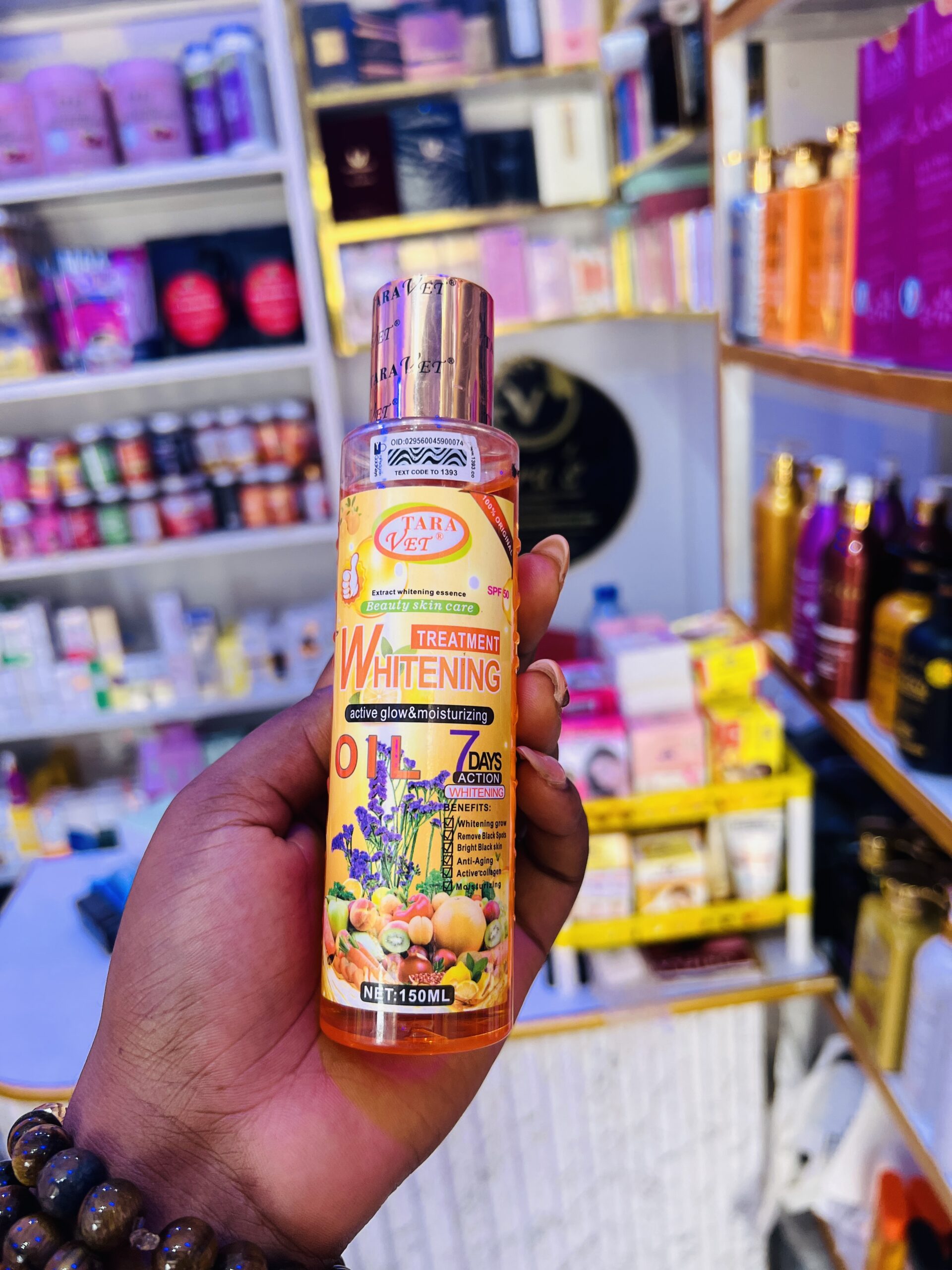 Taraveet whitening body oil