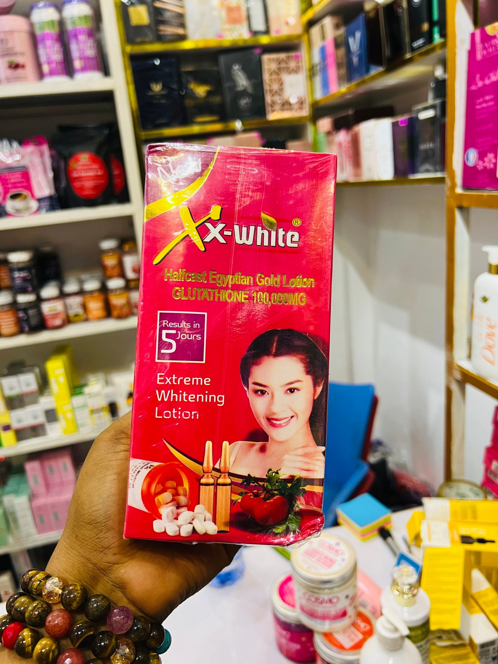 Xx white body lotion