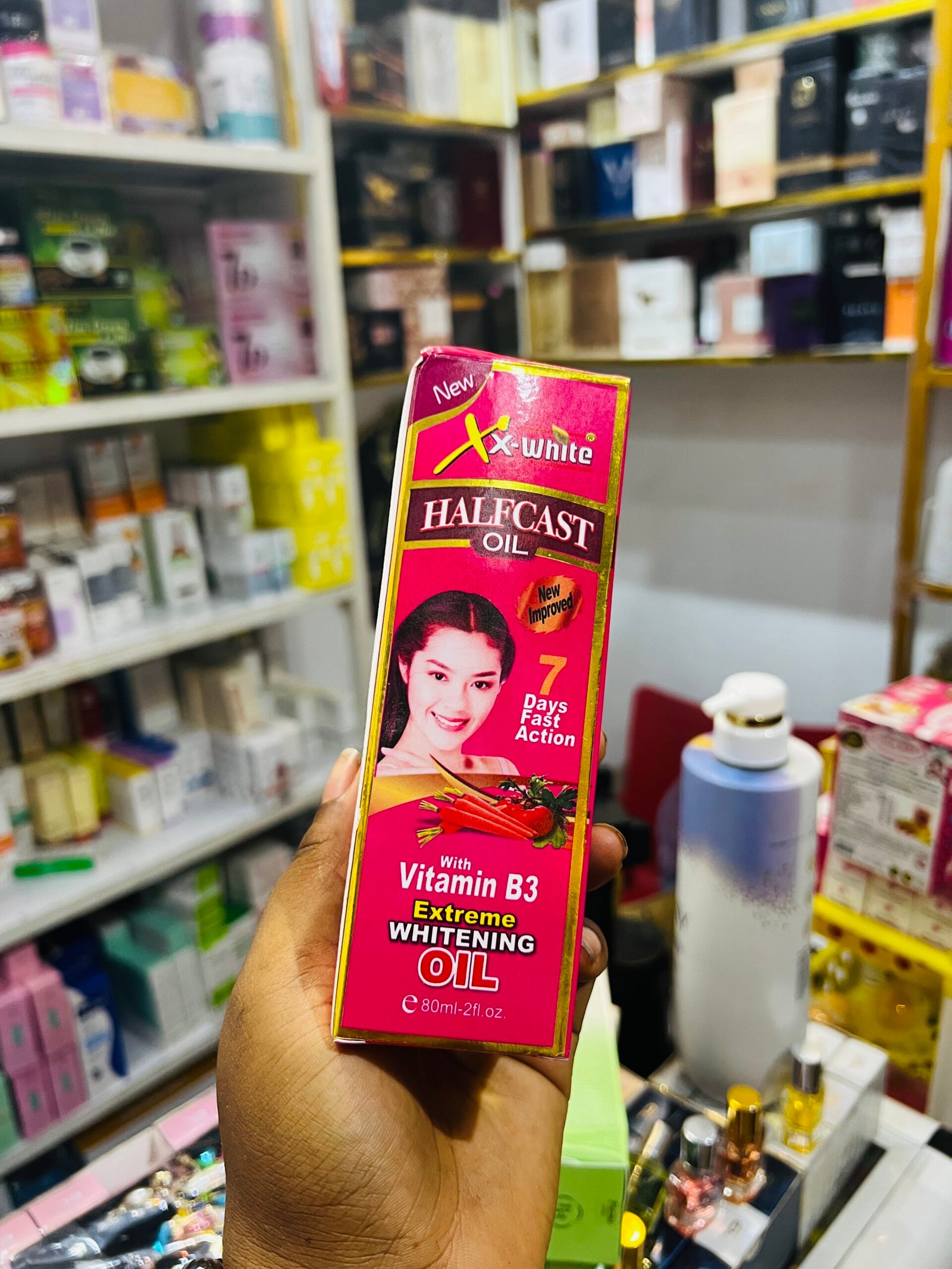 Xx white halfcast oil