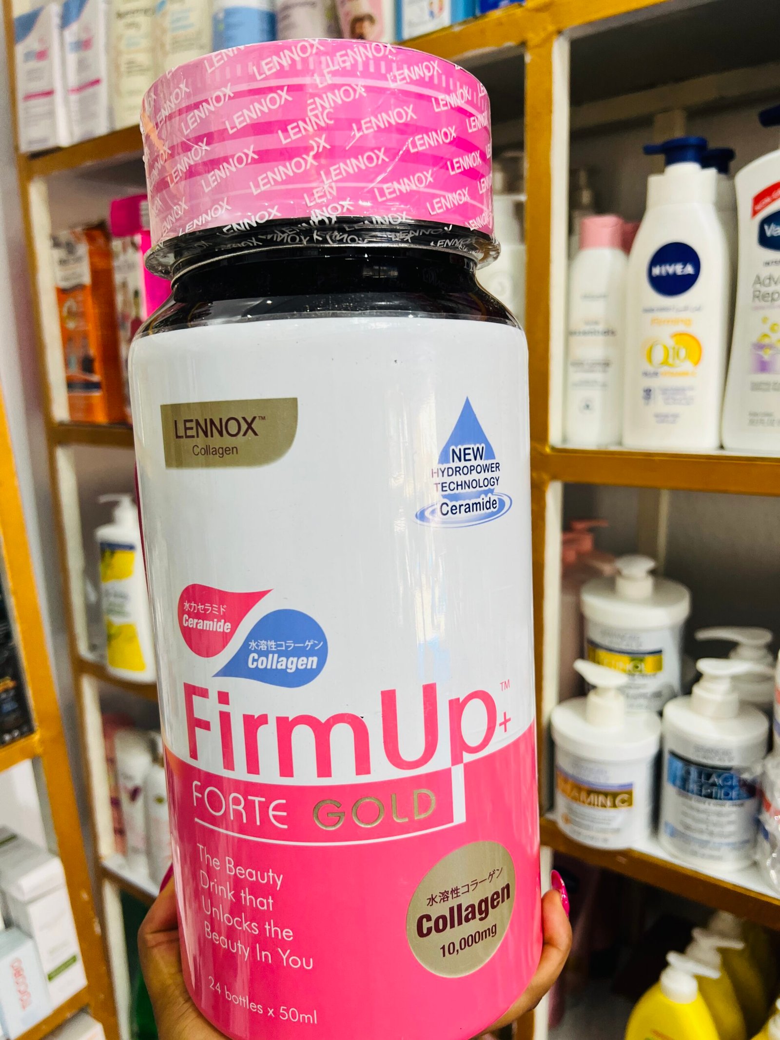 Lenox firm up forte gold collagen drink