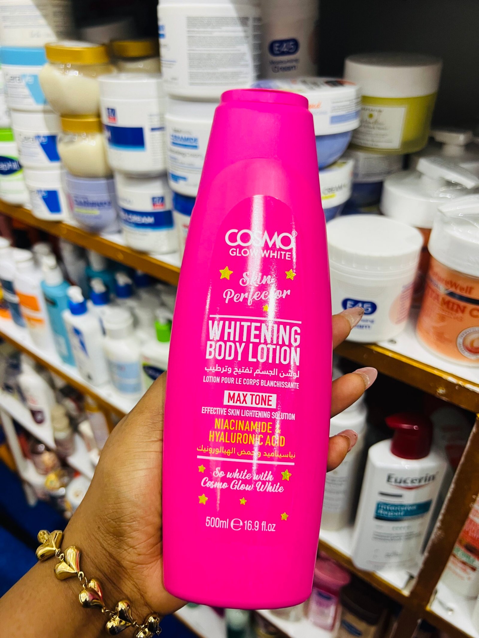 Cosmo skin perfector whitening body lotion