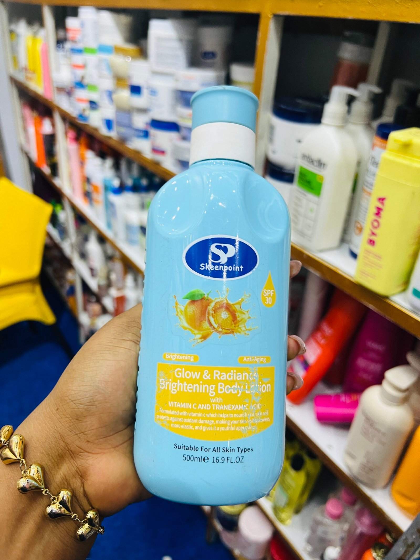 Skeenpoint glow and radiant brightening body lotion