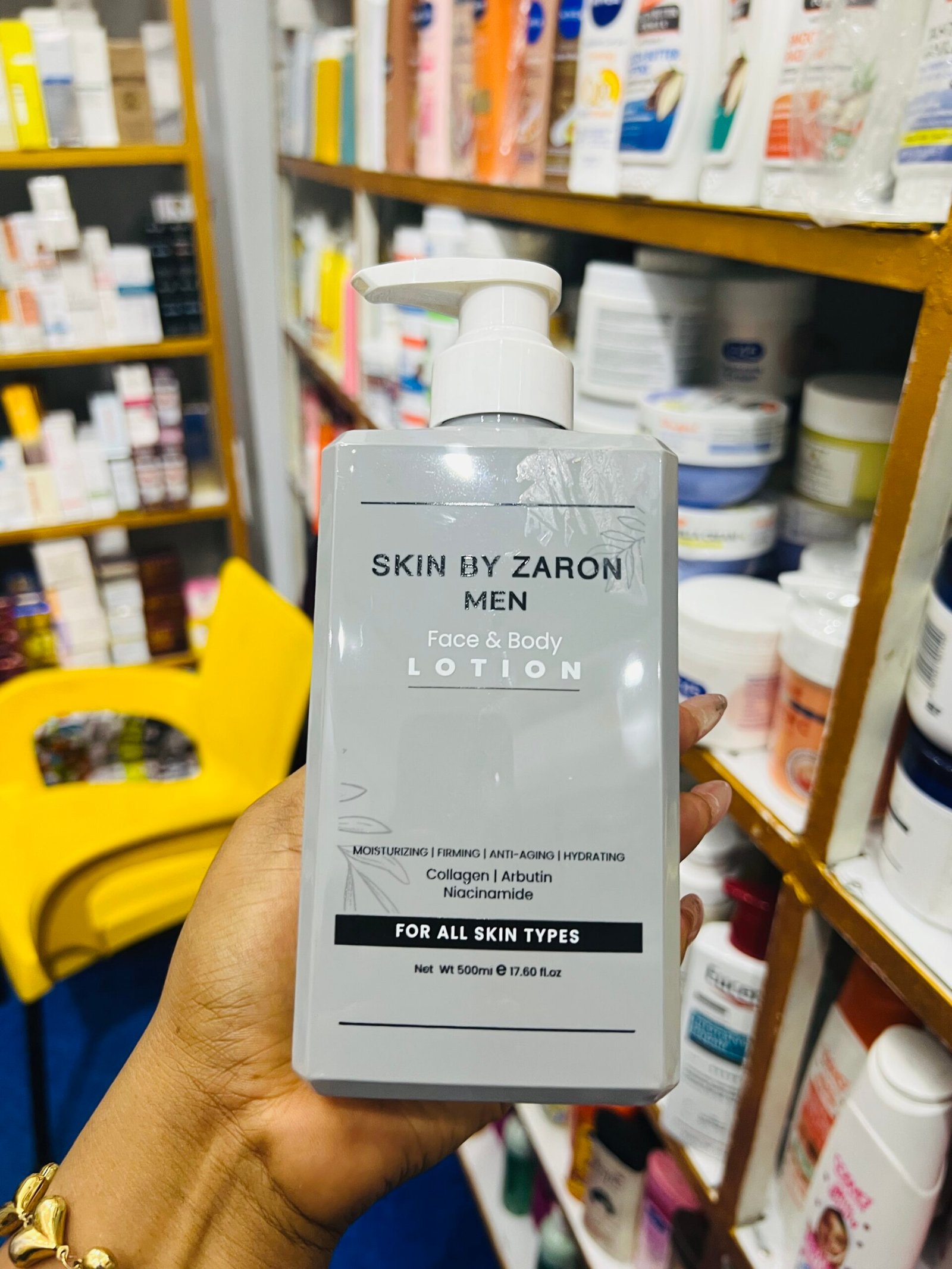 Skin by zaron men face & body lotion