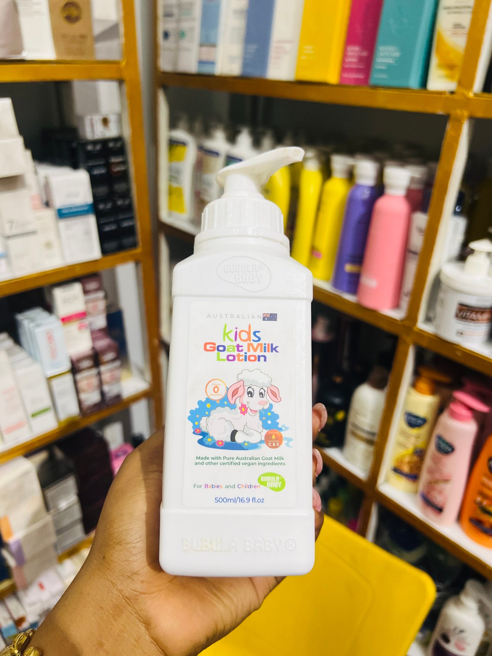 Australian kids goat milk lotion