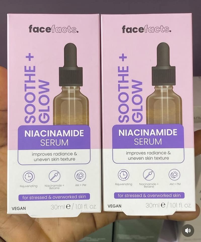 Face facts niacinamide serum purple